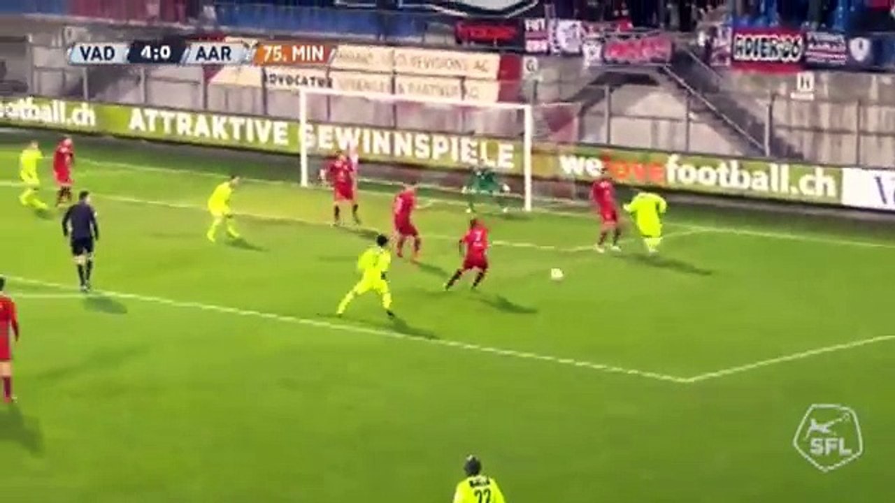 Vaduz 4:1 Aarau (Swiss Challenge League. 5 November 2017)