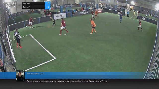 But de yohan (3-2) - Les frats Vs Santa F - 06/11/17 19:30 - LIGUE lundi poule B octobre 2017
