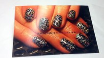 Easy Nail Art - CND Shellac, Foil & Stamping