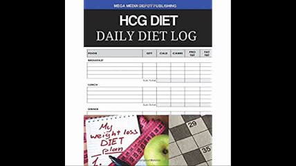 HCG Diet Daily Diet Log