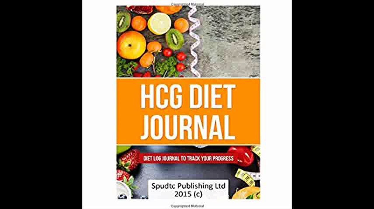 HCG Diet Journal Diet Log Journal to  Track Your Progress