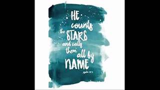 He count the STARS and call & them all by nAME Psalm 1474 120 Pages of 7' x 10' Blank Paper for Drawing, Doodling or Ske