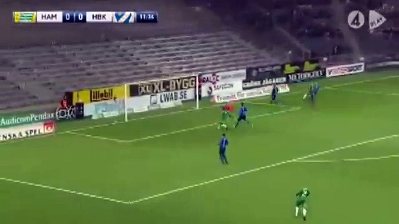Hammarby 1:0 Halmstad  (Swedish Allsvenskan. 5 November 2017)