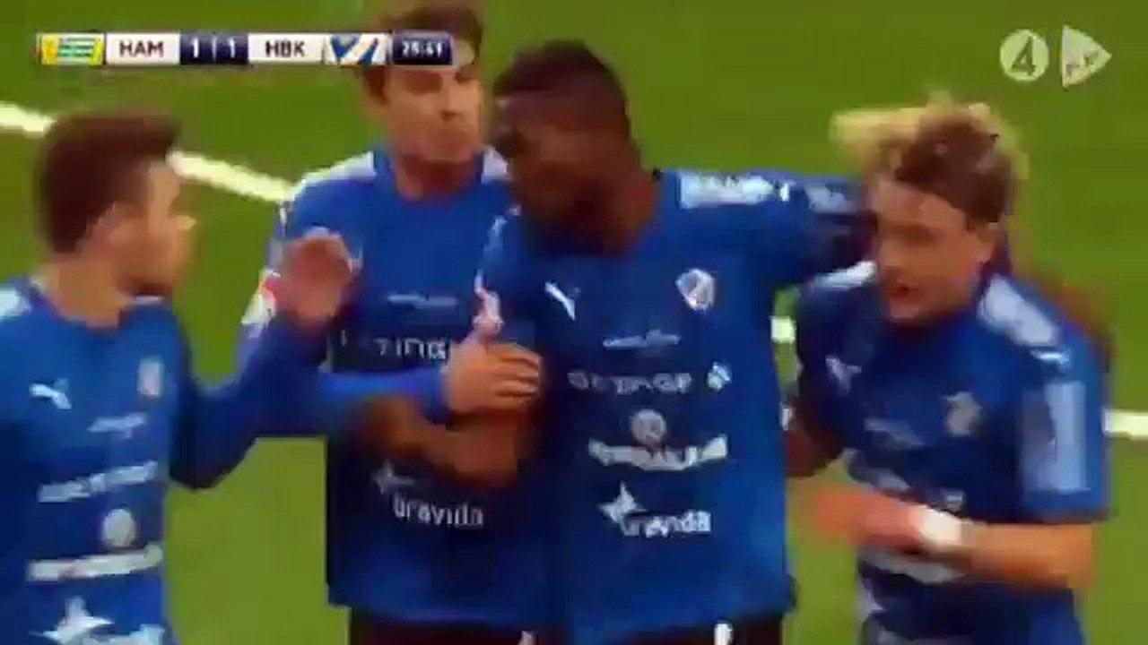 Hammarby 1:1 Halmstad  (Swedish Allsvenskan. 5 November 2017)