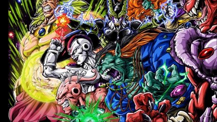 LOS 5 VILLANOS MAS PODEROSOS DEL UNIVERSO DRAGON BALL¡¡