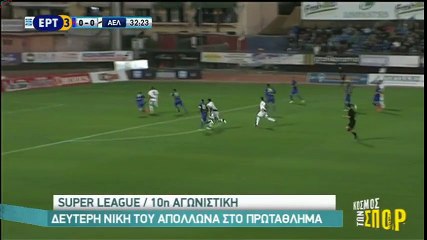 10η Κέρκυρα-ΑΕΛ 1-1  2017-18 ΕΡΤ3-Κόσμος των  σπορ