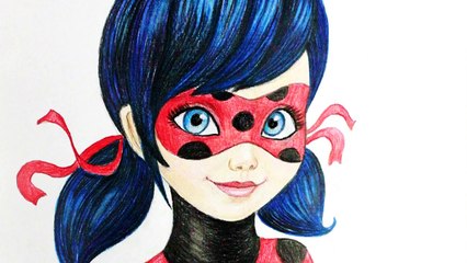 Уроки рисования. Как нарисовать Леди Баг How to draw Miraculous Ladybug