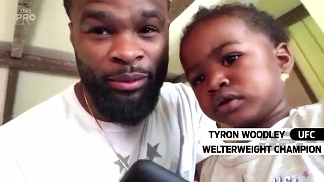 Tyron Woodley Tells Demian Maia To Go Away | PROcast | UFC ON FOX