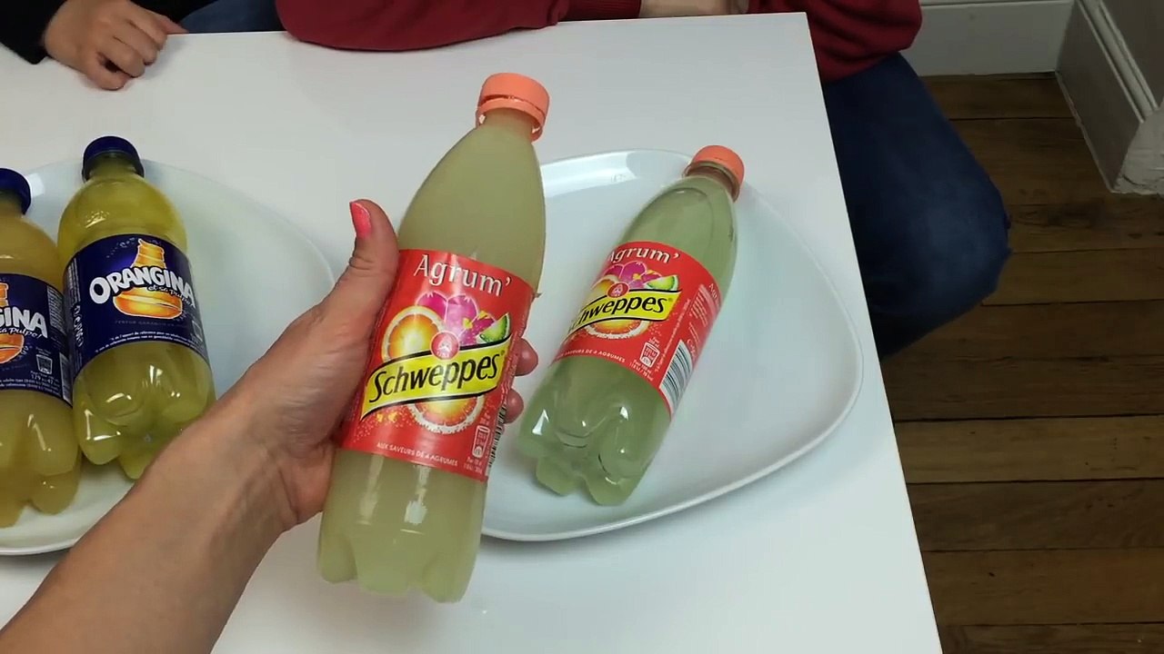 Dégustation Bonbon GEANT Orangina et Bonbon XXL Schweppes agrum !