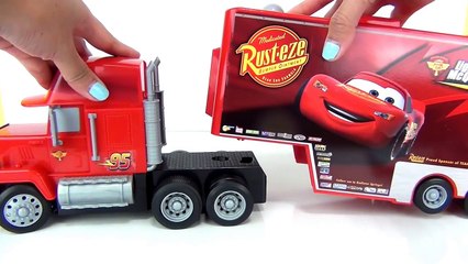 MAC TRUCK from Disney Pixar Cars, Remote Control, Lightning Mcqueen Toy Egg Surprise, TMNT / TUYC