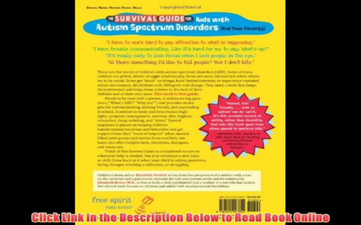 Download Survival Guide for Kids with Autism Spectrum Disorders