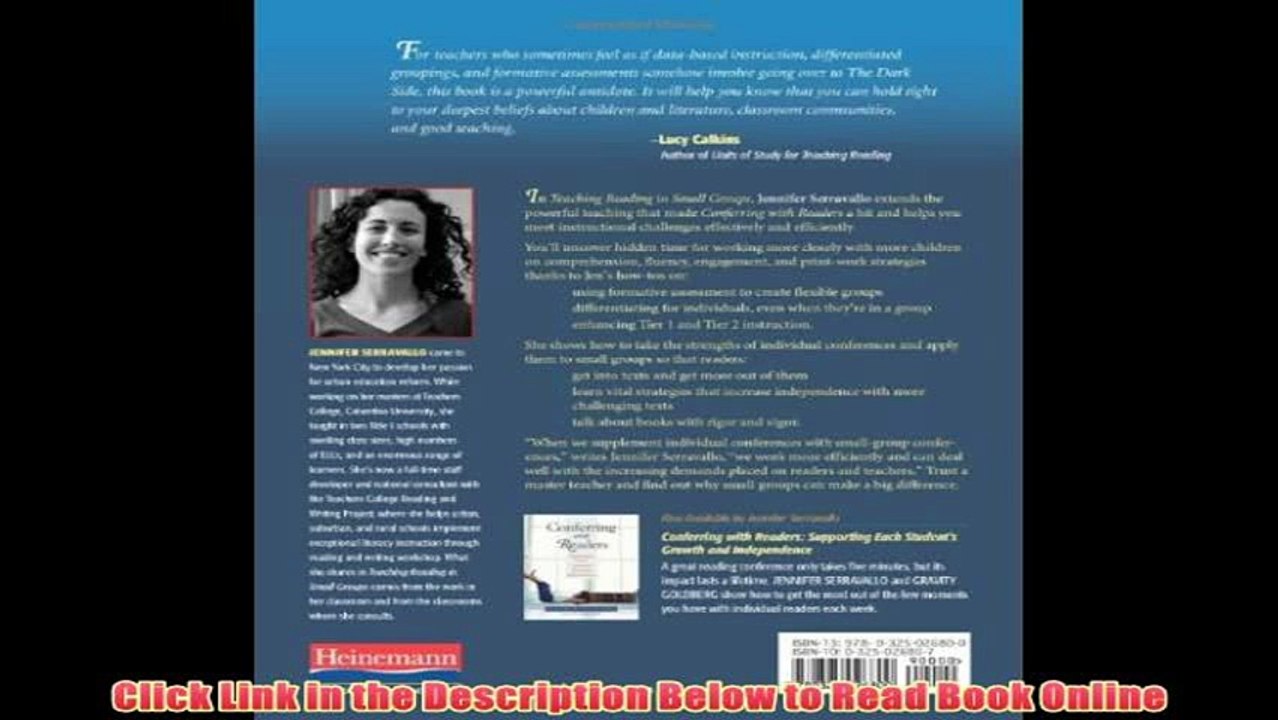 [PDF] Online Teaching Reading in Small Groups: Differentiated Instruction for Building Strategic, Independent Readers Full Book