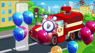Transport for Kids - Cars Cartoon | Learning Video : Police Car, Ambulance, Fire Trucks - All Series