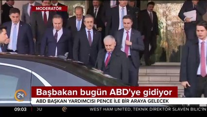 Başbakan Binali Yıldırım bugün ABD'ye gidiyor