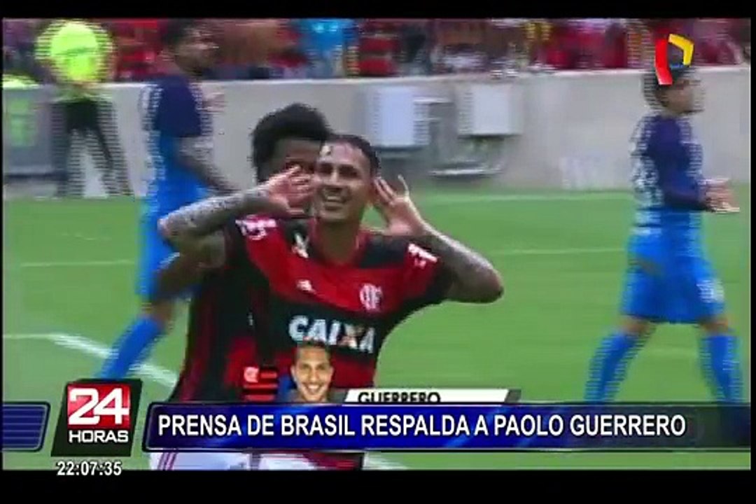 Paolo Guerrero: prensa brasileña respalda al 'Depredador'