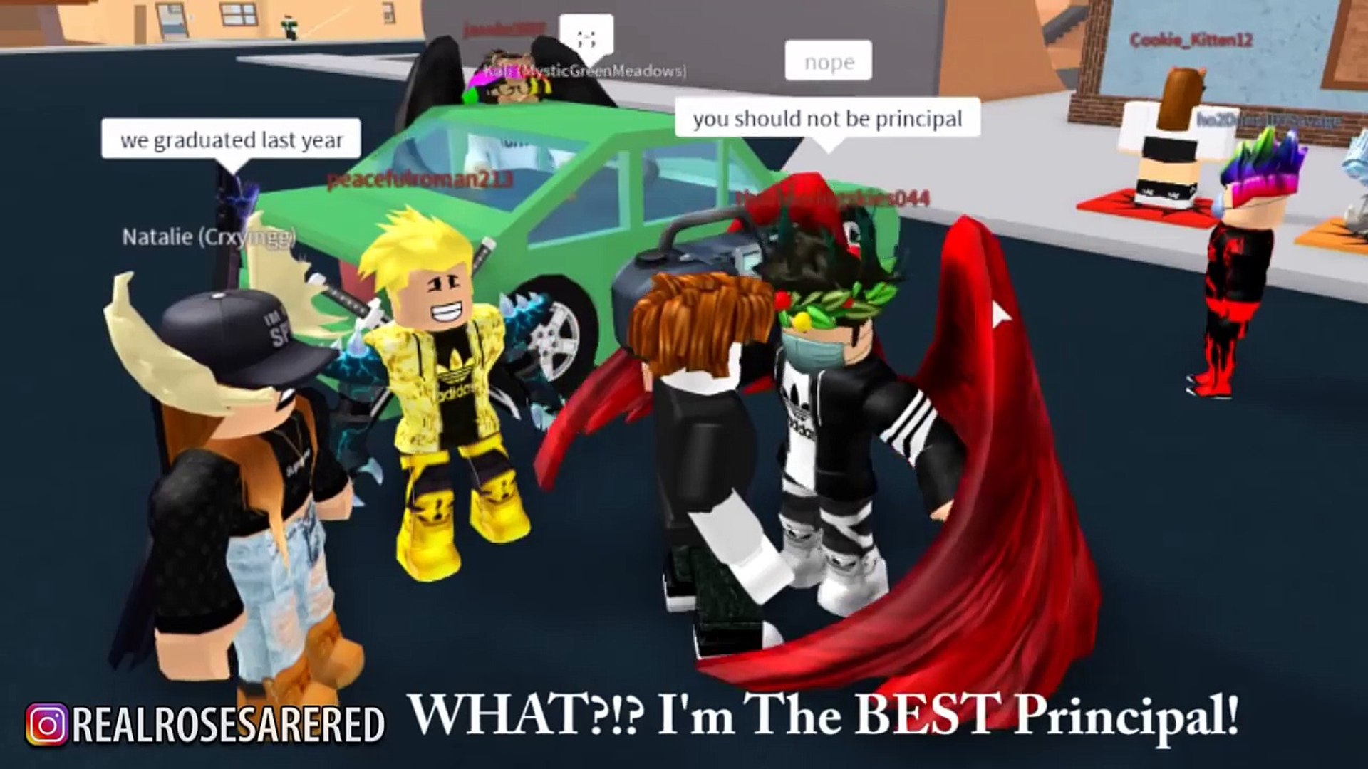 Roblox Noob Gets Revenge On Bully Undercover Principal 3 Roblox High School Roblox Funny Moments Dailymotion Video - realrosesarered roblox funny moments