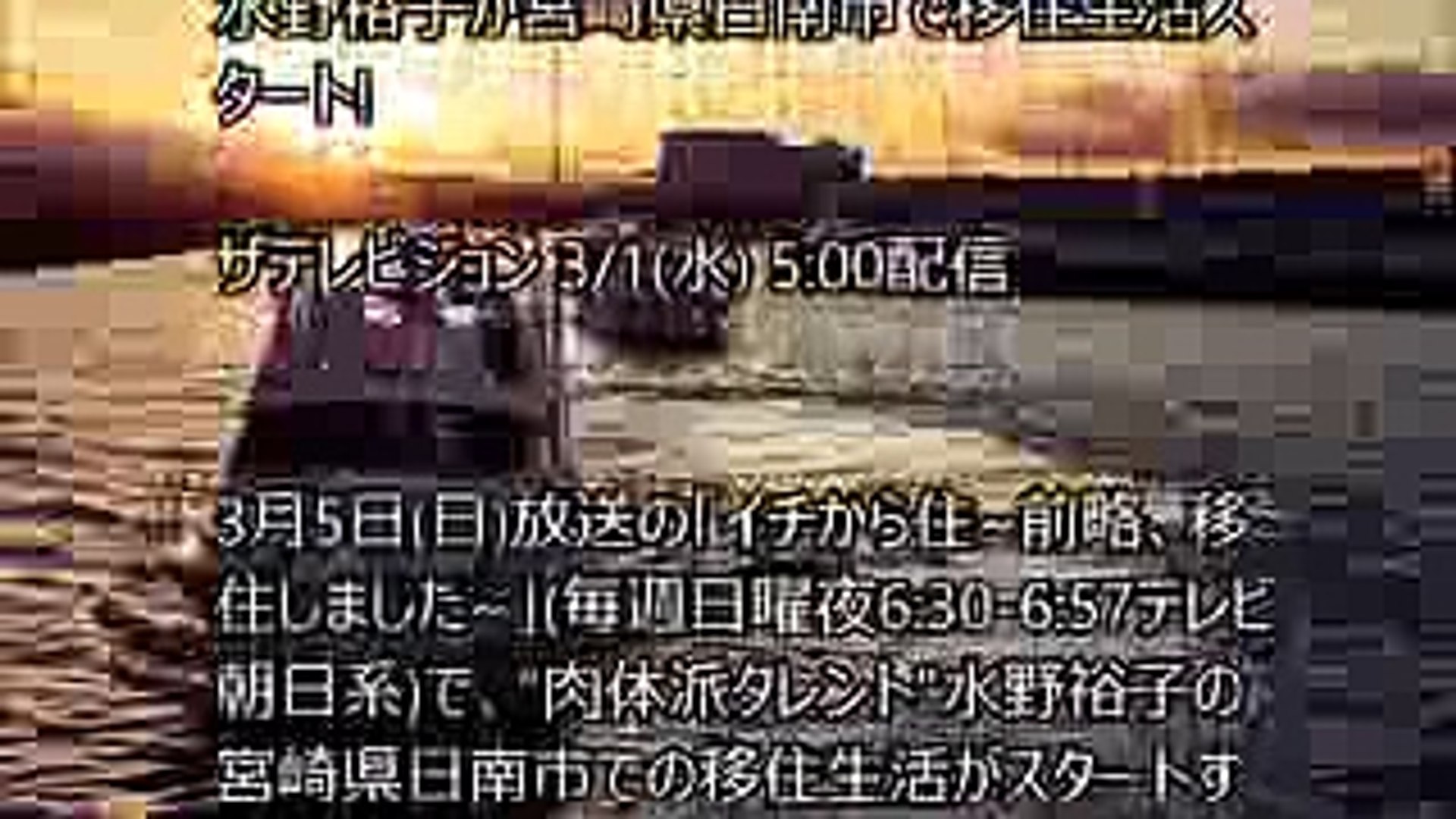 水野裕子 イチから住 Video Dailymotion