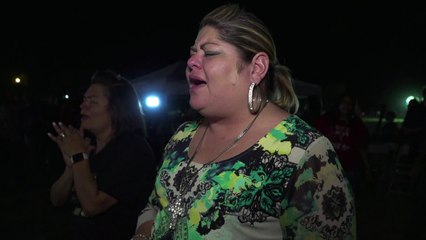 Vigilia por víctimas de tiroteo en Texas