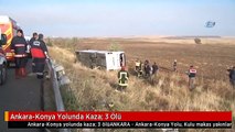 Ankara-Konya Yolunda Kaza: 3 Ölü