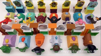 2016 McDONALDS THE ANGRY BIRDS MOVIE SET 14 HAPPY MEAL KIDS TOYS UK ACTION U.K. COLLECTION REVIEW