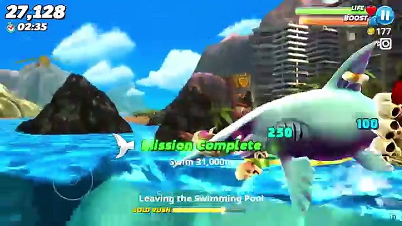 Hungry Shark World - All Sharks Supersized Montage (Spike)