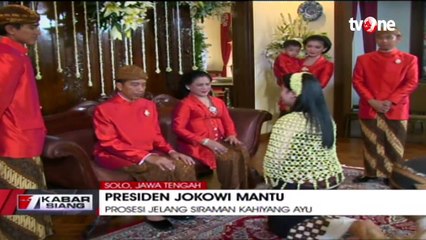 Suasana Prosesi Sungkeman Kahiyang Ayu