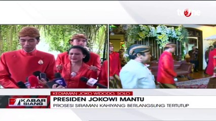 Ini Pesan Jokowi Kepada Kahiyang dan Bobby