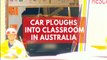 2 children dead after a car ploughs into their classroom in Sydney