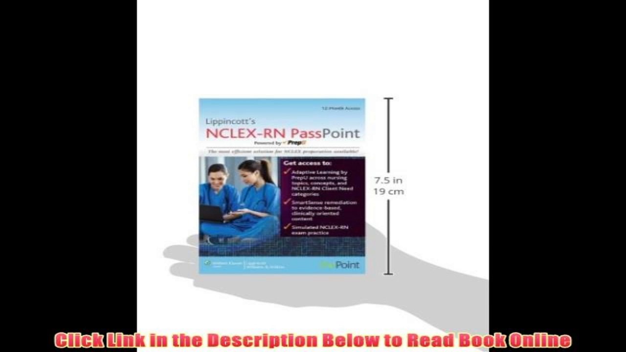 Download [PDF] Lippincott's NCLEX-RN PassPoint: Powered by PrepU Ebook