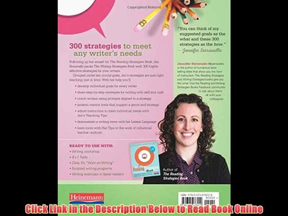Download [PDF] The Writing Strategies Book: Your Everything Guide to Developing Skilled Writers Book