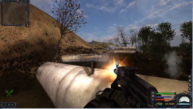 S.T.A.L.K.E.R(Чистое небо)Свалка (Зачистка Бандитов 1)