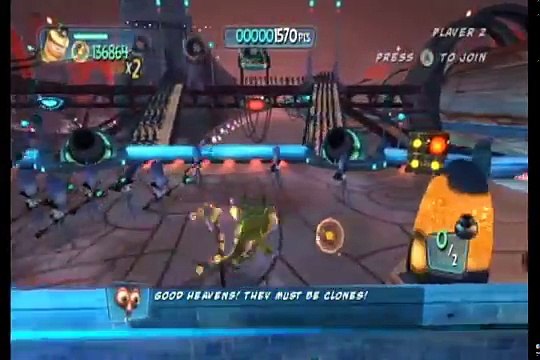 Monsters vs. Aliens Movie Game Walkthrough Part 21 (Wii)
