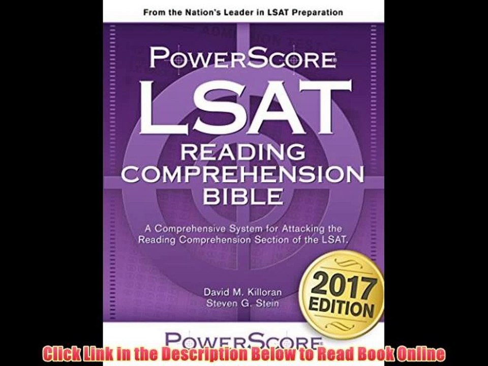 [PDF] The Powerscore LSAT Reading Comprehension Bible (Powescore LSAT Bible)