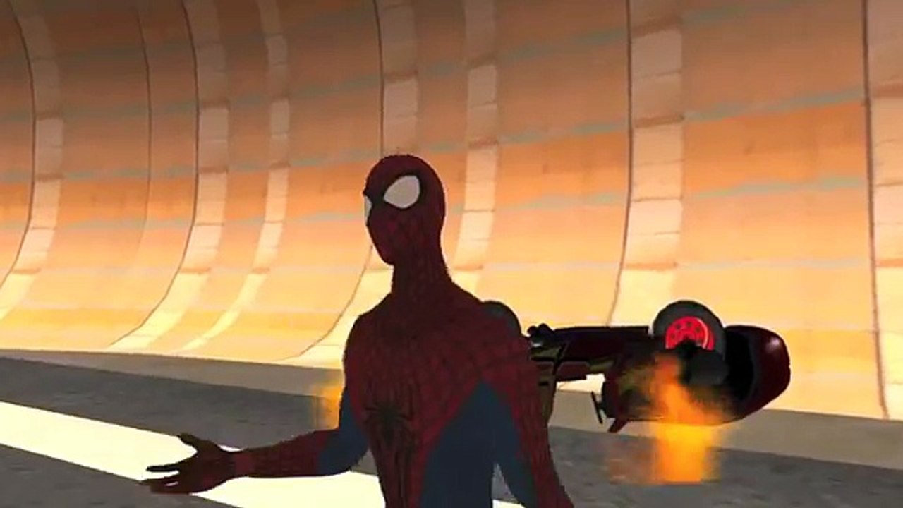 Disney Cars 2 Lightning McQueen Mater Dinoco Spiderman Songs for Children with Action Nursery Rhymes