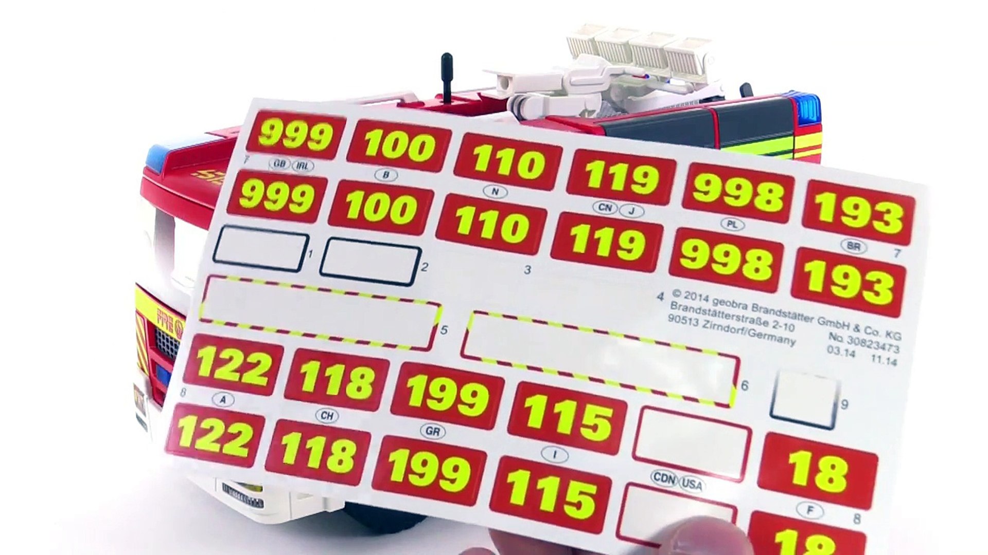 playmobil fire engine 5363