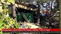 Zonguldak Lisenin Kalorifer Kazanı Patladı: 1 Ölü, 6 Yaralı