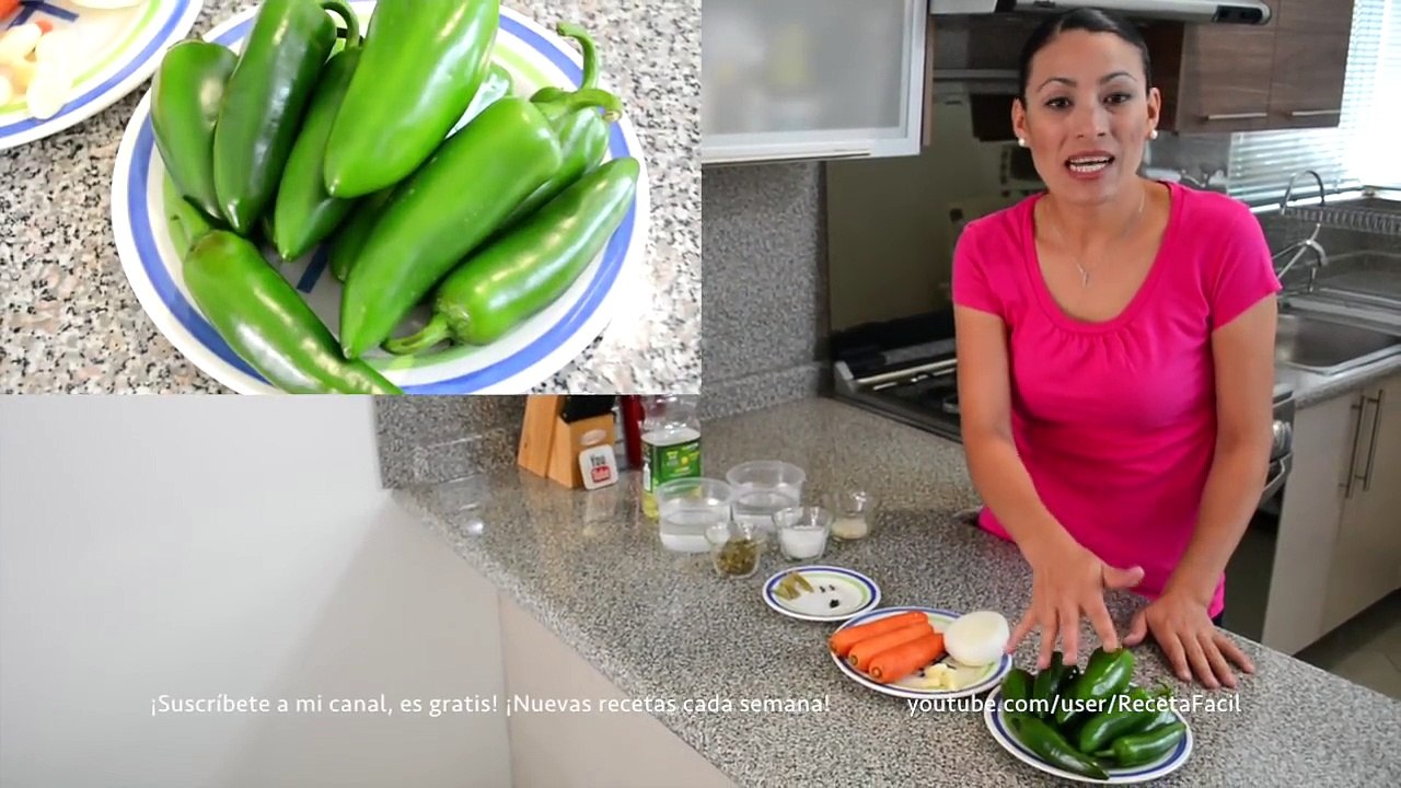 CHILES EN VINAGRE | Vicky Receta Facil