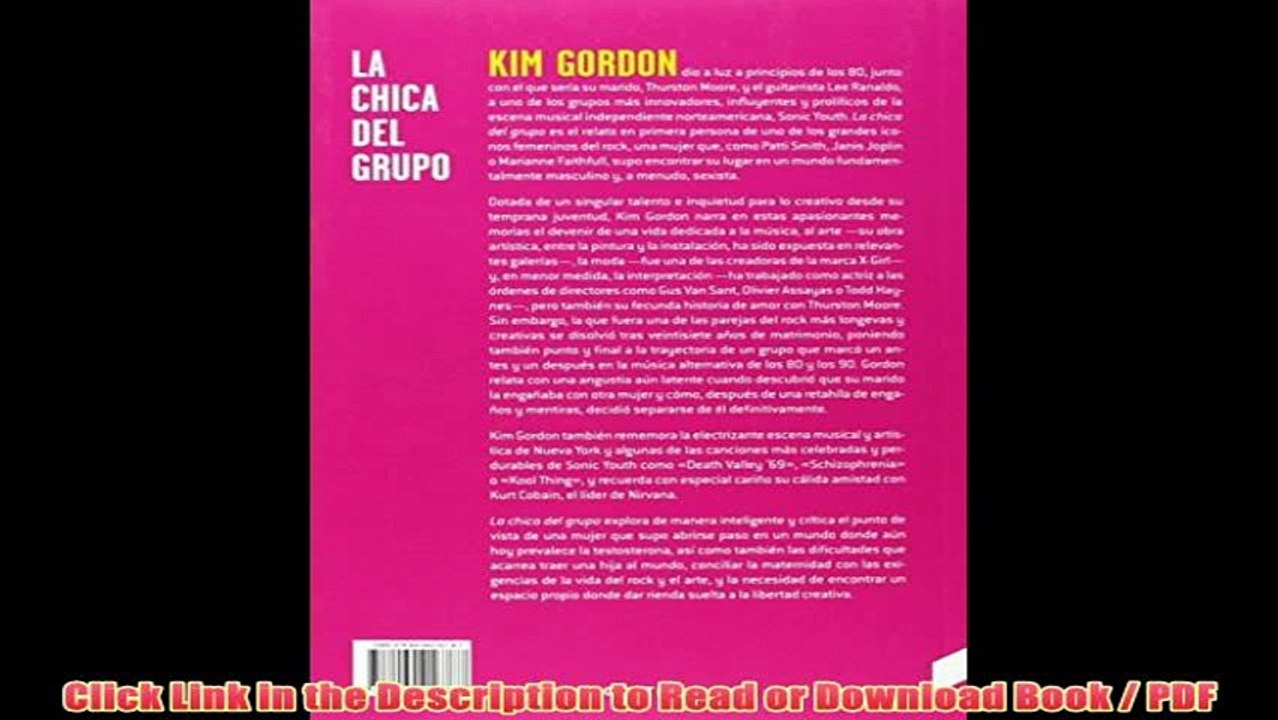 Read La Chica del Grupo PDF Book