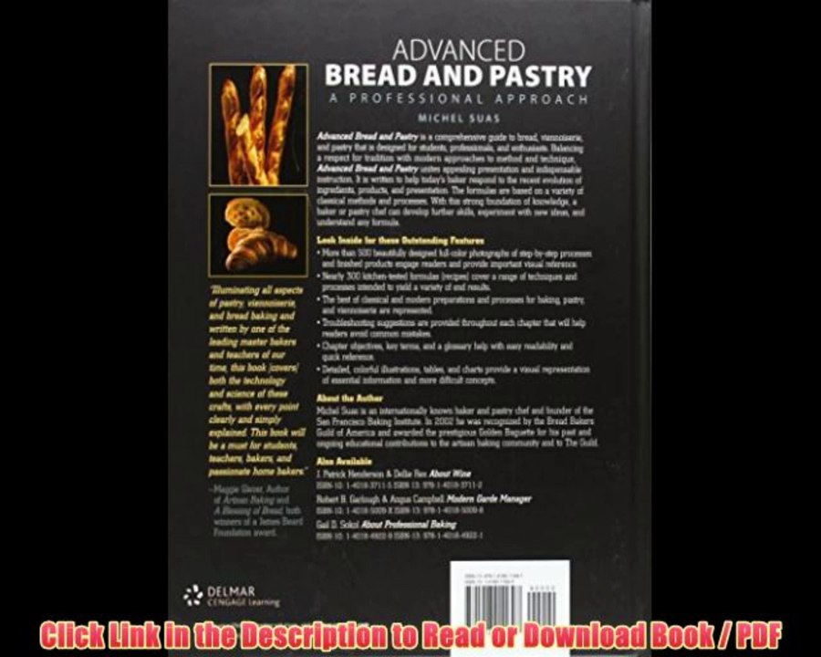 Read Advanced Bread and Pastry PDF Full Book