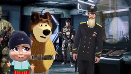 ЗОМБИ и ВОЕННЫЕ против Маши и Медведя! УЖАСТИК. Щенячий патруль. Страшно!!