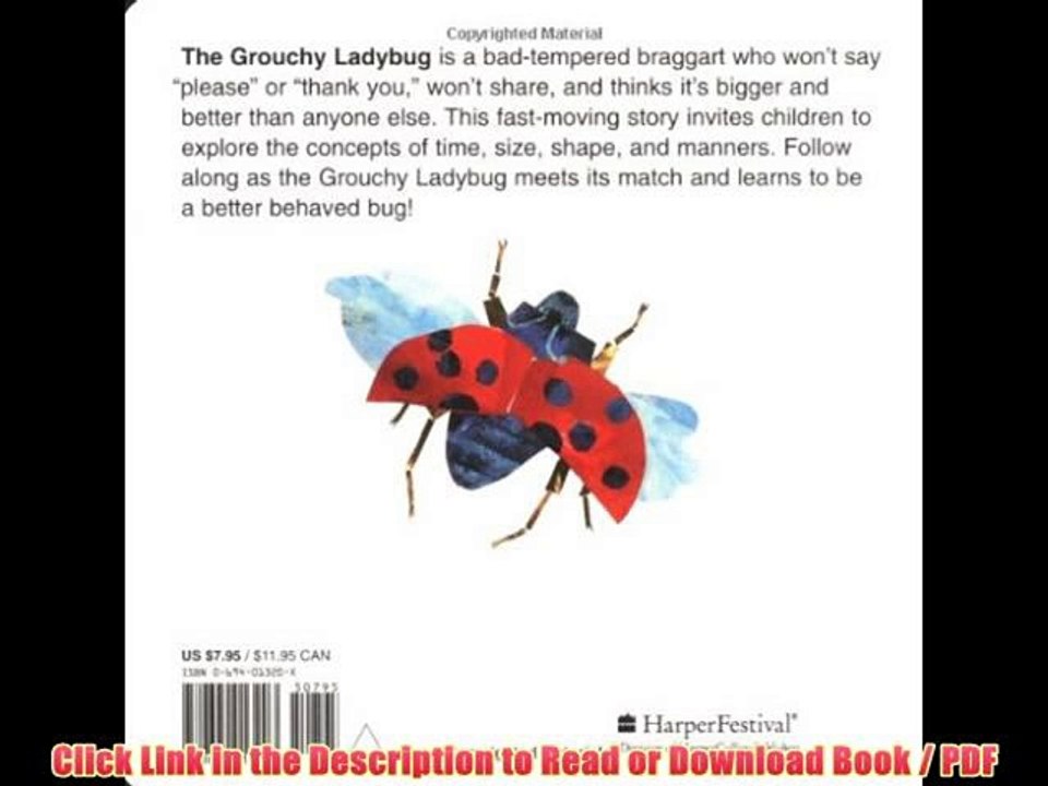 Download The Grouchy Ladybug PDF Book