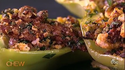 Mario Batali Makes Chorizo-Stuffed Peppers on The Chew