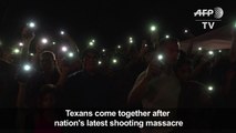 Vigil held for Texas mass shooting victims