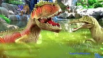 Dinosaur Battle The BIG 4 FIGHT - T rex Spinosaurus Giganotosaurus Carcharodontosaurus