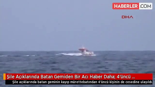 Şile'de Batan Gemiden Bir Acı Haber Daha: 2. Kaptanın Cesedine Ulaşıldı