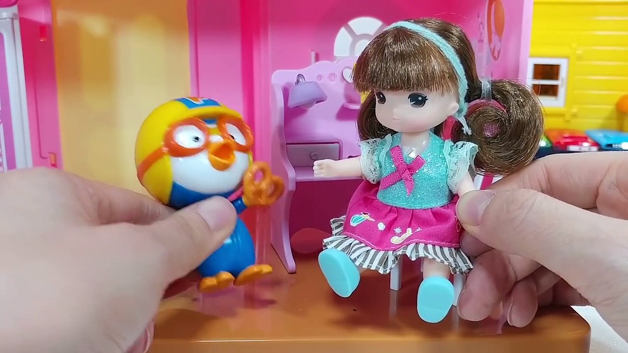 콩지래빗 팬시샵 가게놀이 아기인형 뽀로로 장난감놀이 - 토이몽