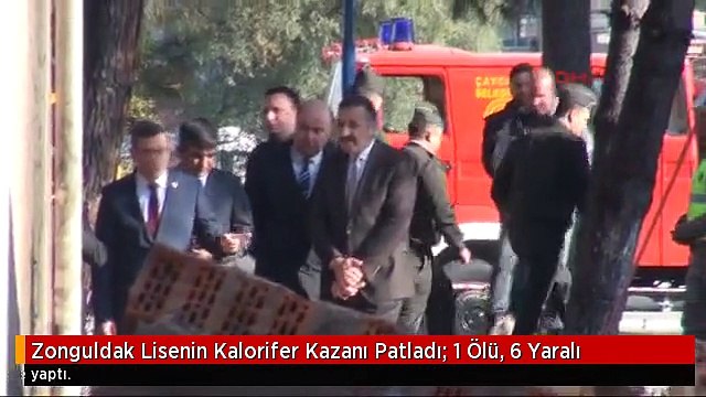 Zonguldak Lisenin Kalorifer Kazanı Patladı: 1 Ölü, 6 Yaralı