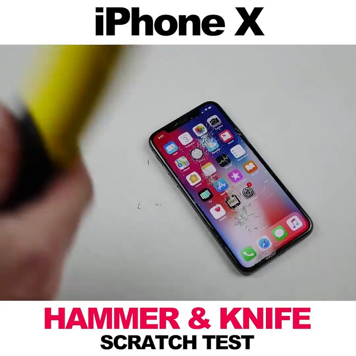 Apple's iPhone X, given the hammer treatment! Will it survive?