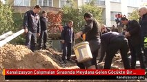 Kanalizasyon Çalışmaları Sırasında Meydana Gelen Göçükte Bir İşçi Toprak Altında Kaldı