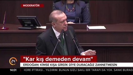 "Kar kış demeden devam"